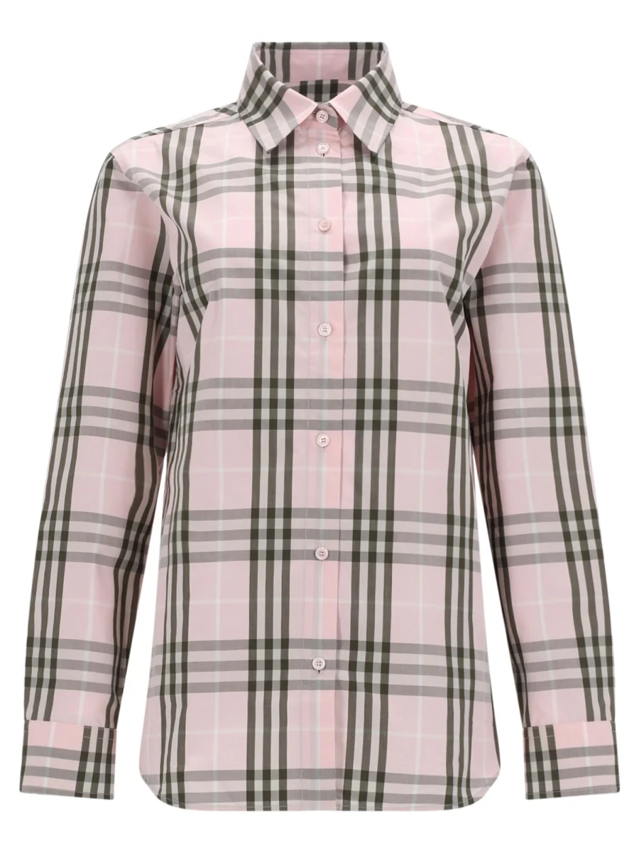 BURBERRY Check Cotton Shirt