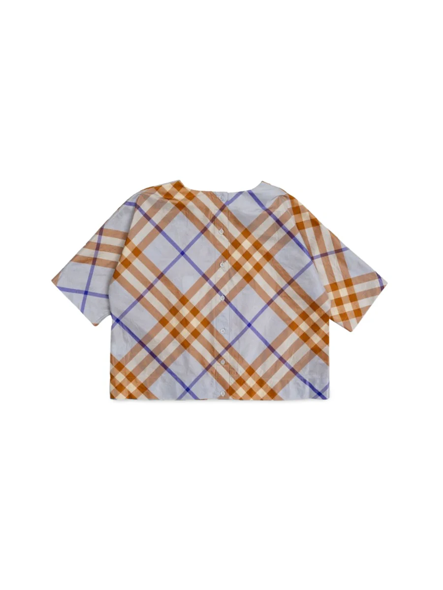 Burberry Checked Short-sleeved T-shirt - Image 2