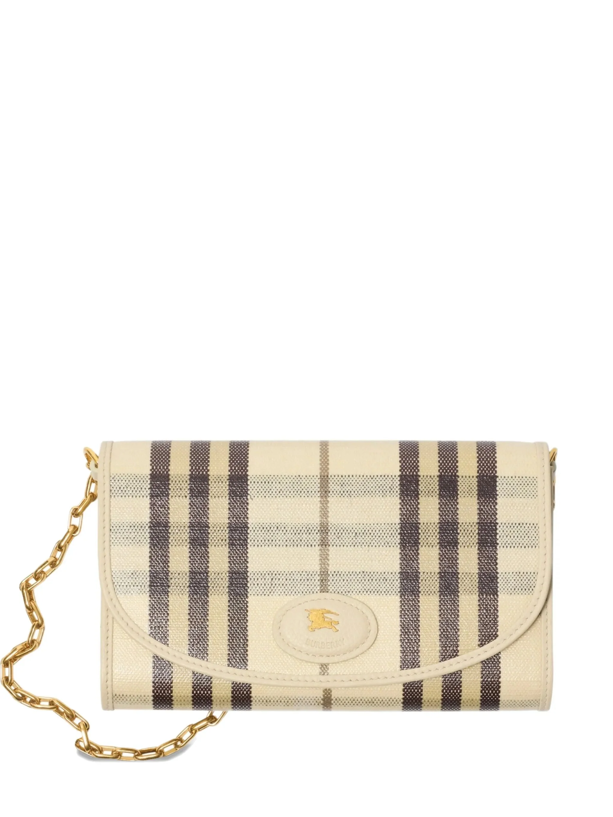 Burberry Mini Foldover Bag with Chain Strap