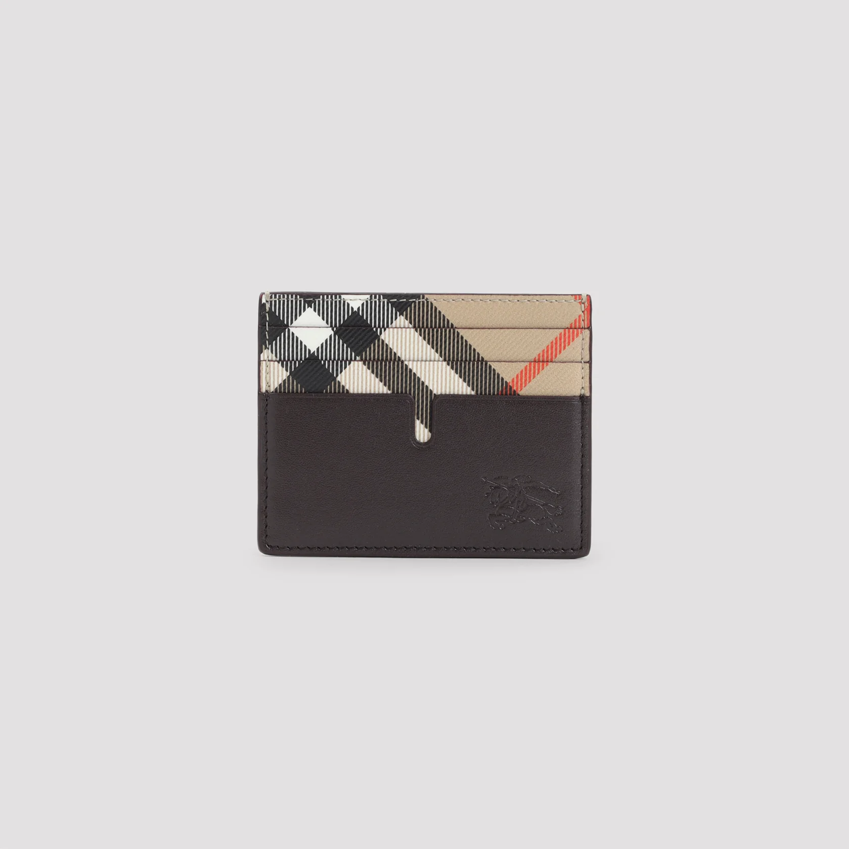 Burberry New Tall Sandon Mini Credit Card Case in 100% Leather