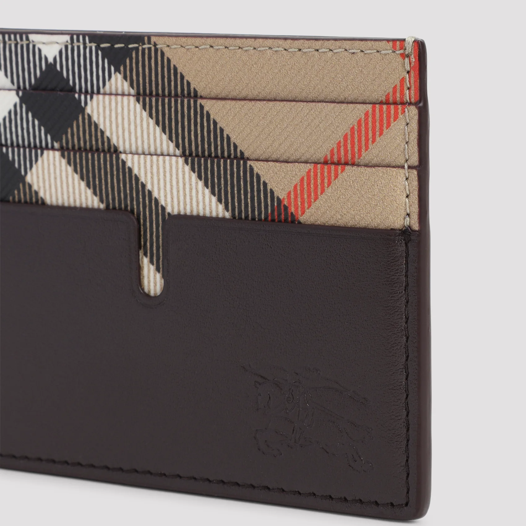 Burberry New Tall Sandon Mini Credit Card Case in 100% Leather - Image 6