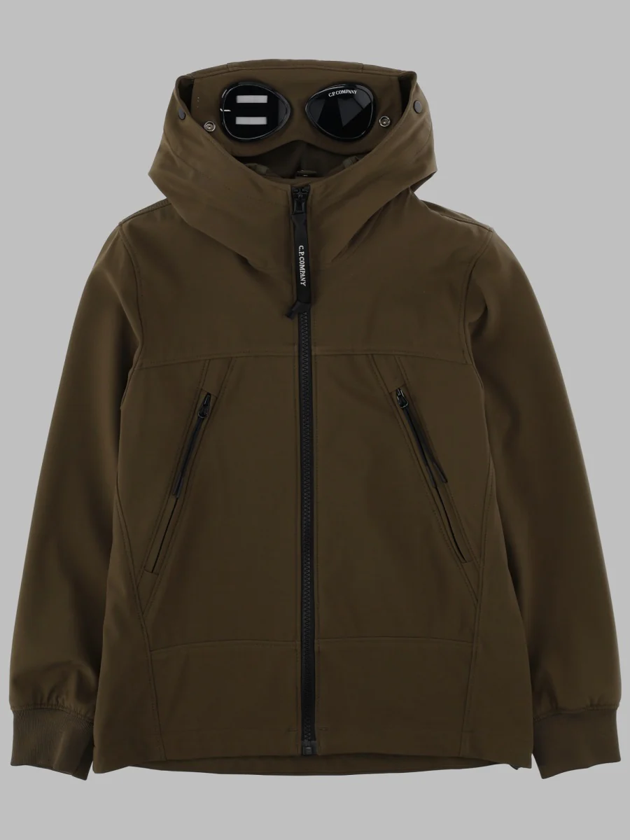 C.p. Company Boys Short Outwear Jacket with Stretch Blend