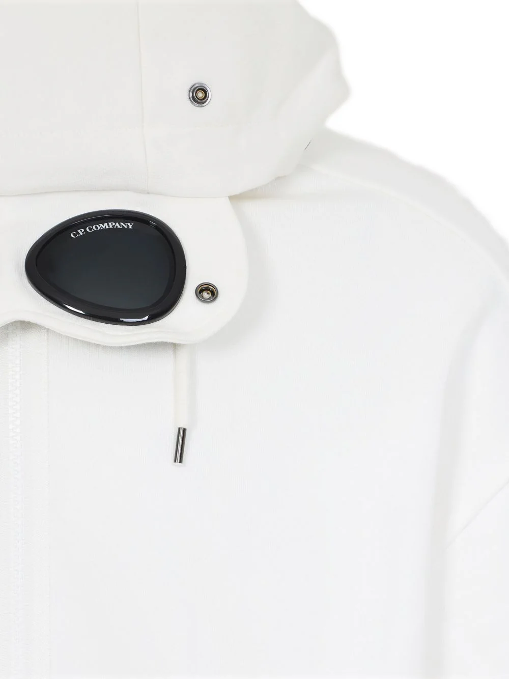 C.p. Company Diagonal Raised Fleece Goggle Sweatshirt - Image 2