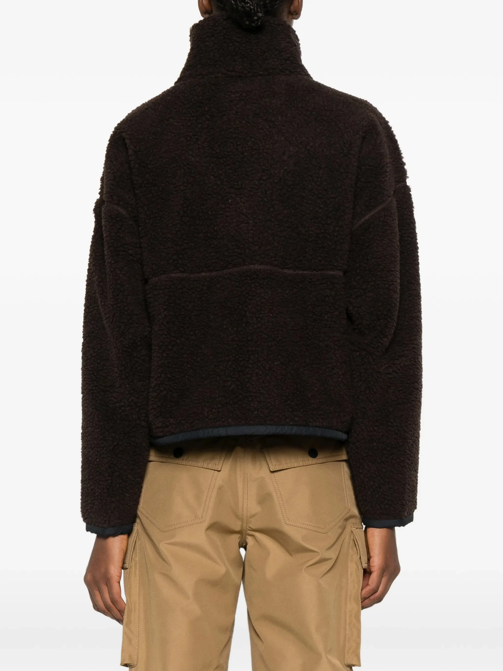 Canada Goose Structured 4" High Collar Drop Shoulder Sweater - Image 4
