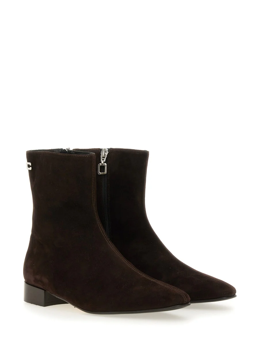 CAREL PARIS Aiglon Zip Suede Ankle Boots - Image 5