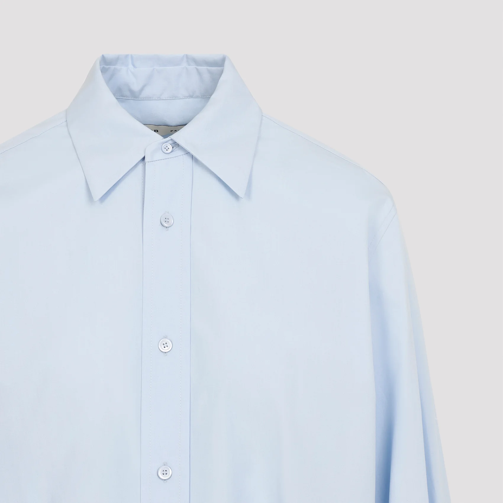 Carven Long Shirt in Light Cotton Poplin - Image 6