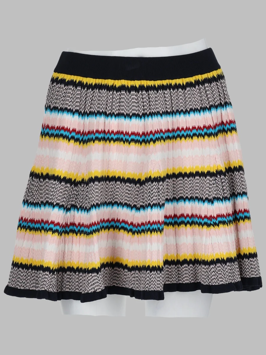 Casablanca Chic Multicolour Mini Skirt for Women
