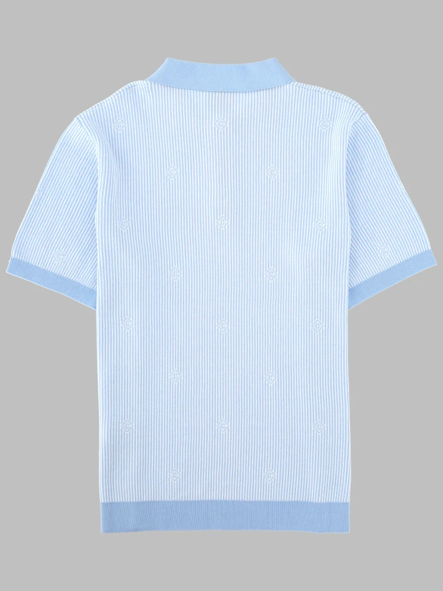 Casablanca Men's Casual Polo Shirt - Fall - Image 2