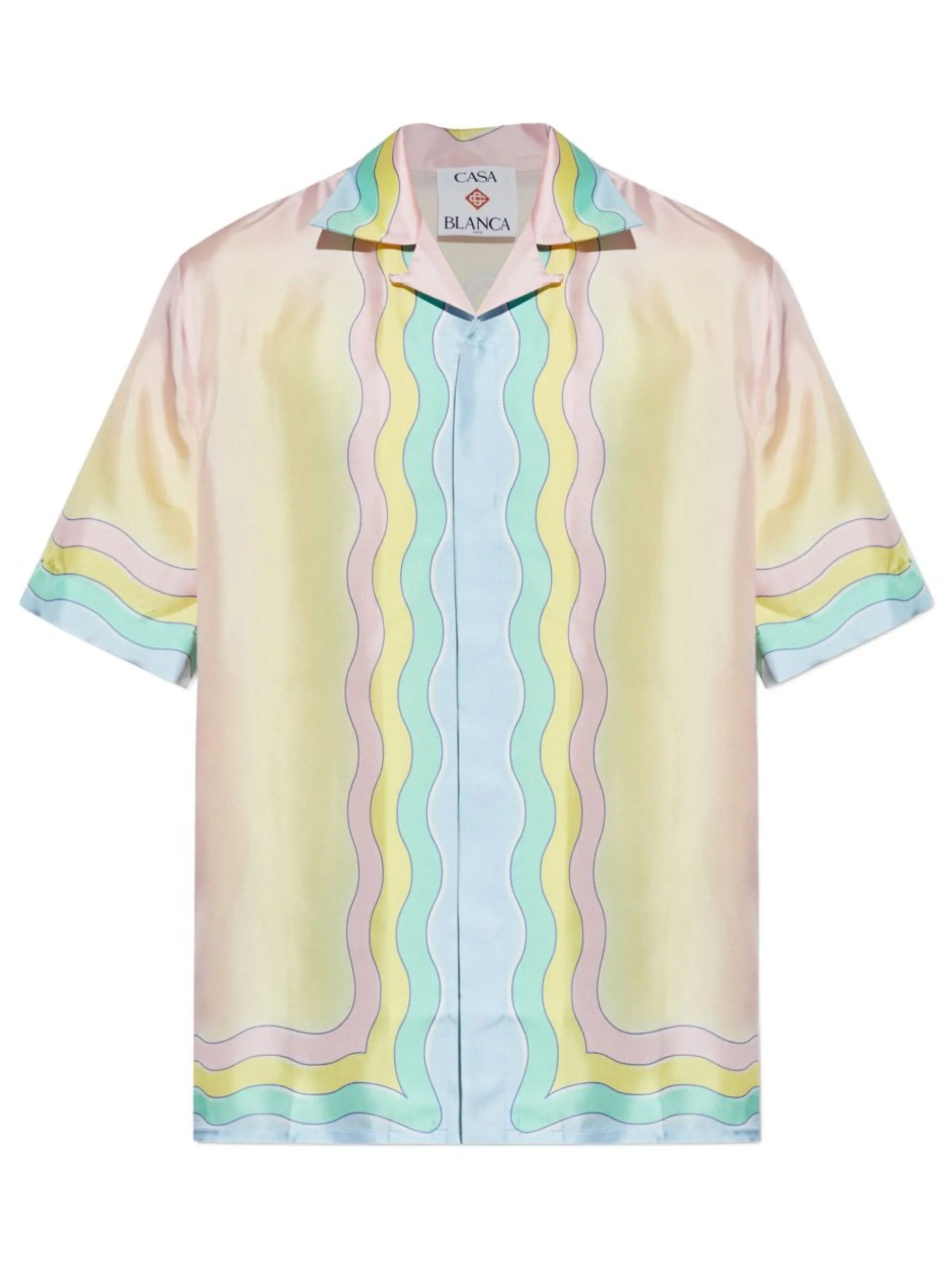 Casablanca Multicolor Silk Mini Shirt for Him