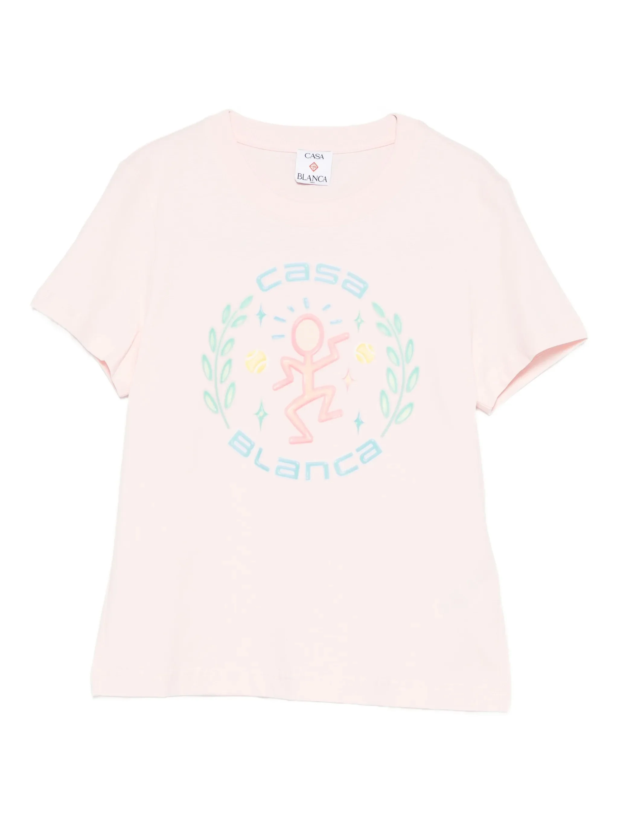Casablanca Short-Sleeved Organic Cotton T-Shirt