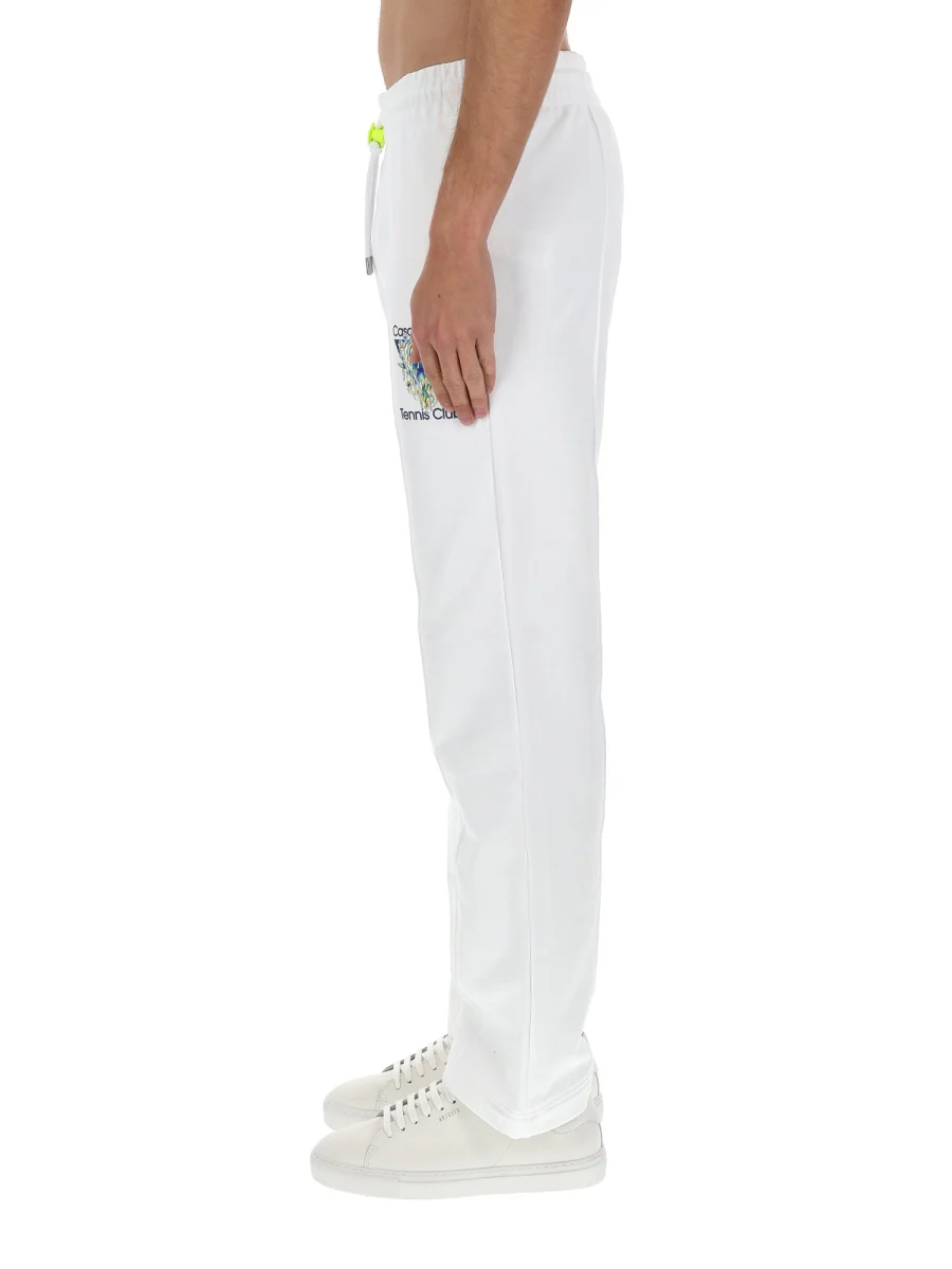 CASABLANCA Tennis Club Icon Pintuck Jogger - Image 4