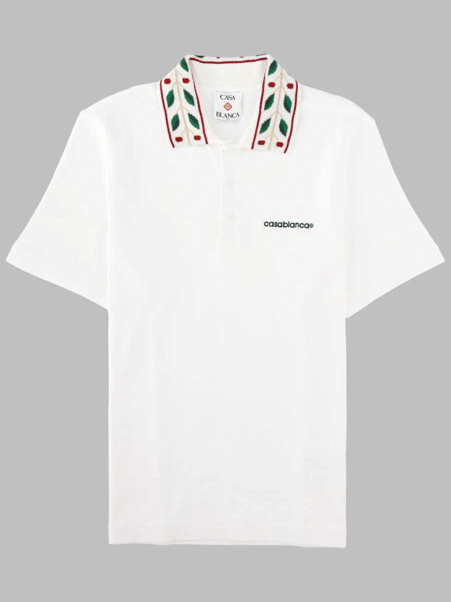 Casablanca Trendy Mini Polo Shirt for Men