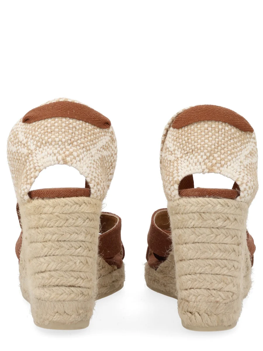 Castaner Organic Cotton Heel Sandals - Image 3