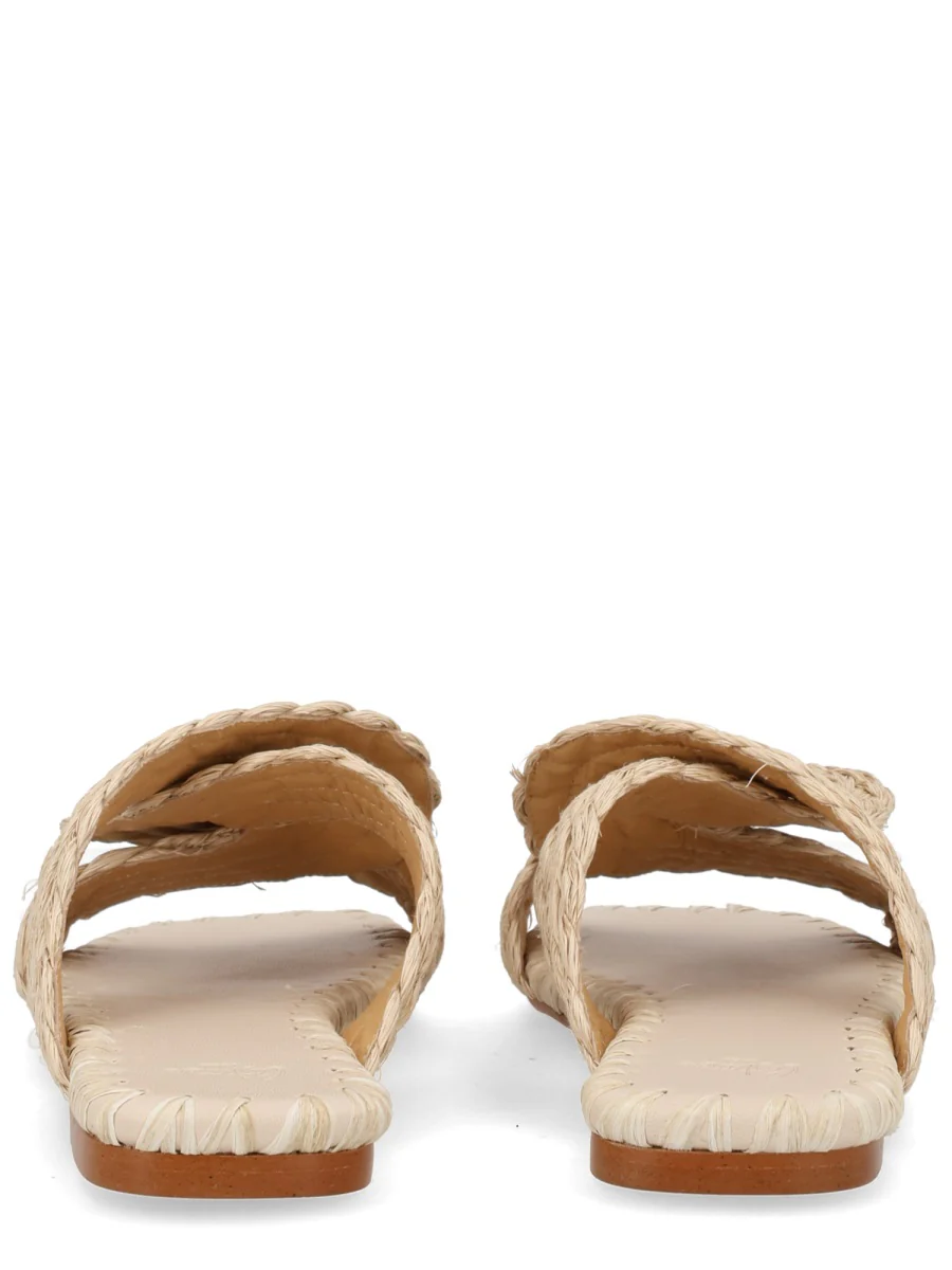 CASTANER Padme/258 Braided Raffia Flat Sandals - Image 4