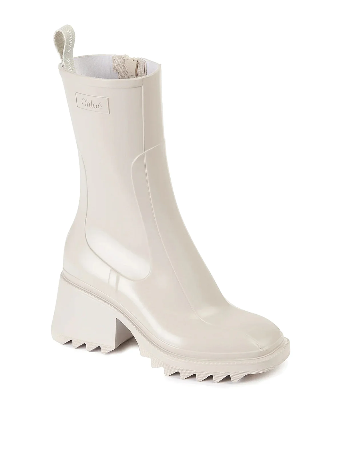 Chloé Back Loop Ankle Boots with Square Toe and 50mm Heel Height - Image 3