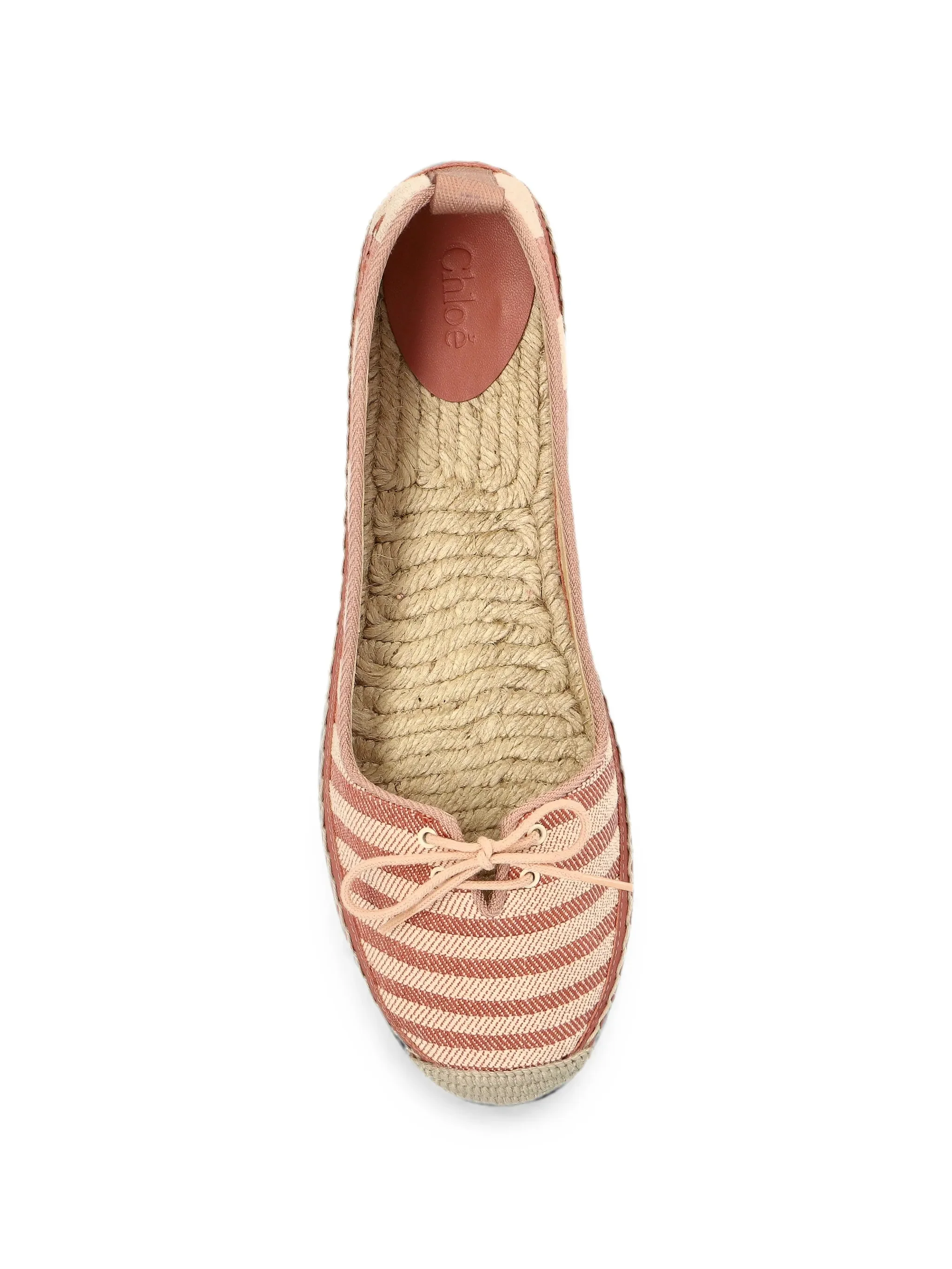 Chloé Braided Cord Sole Canvas Jacquard Flats - Image 3