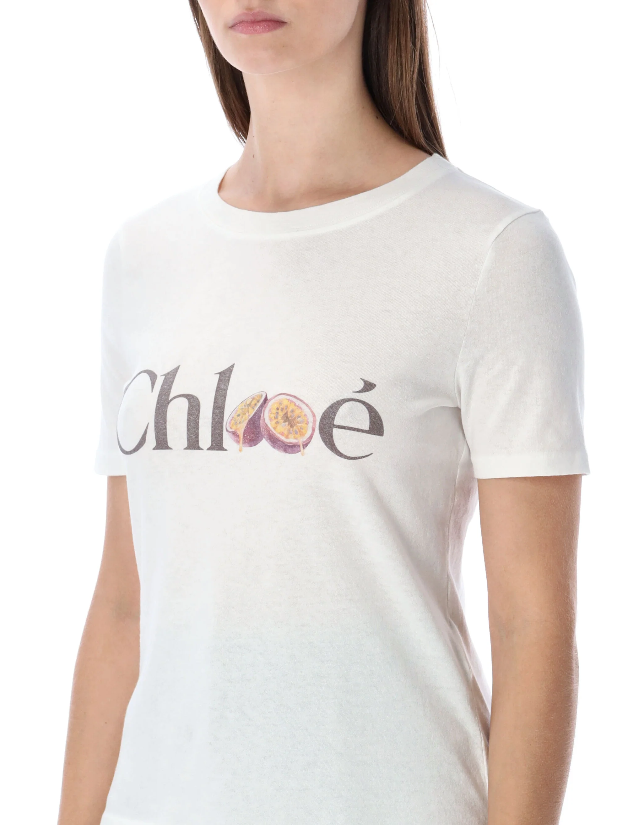 Chloé Chloè Baby Fit Logo T-shirt in Cotton Jersey - Image 3