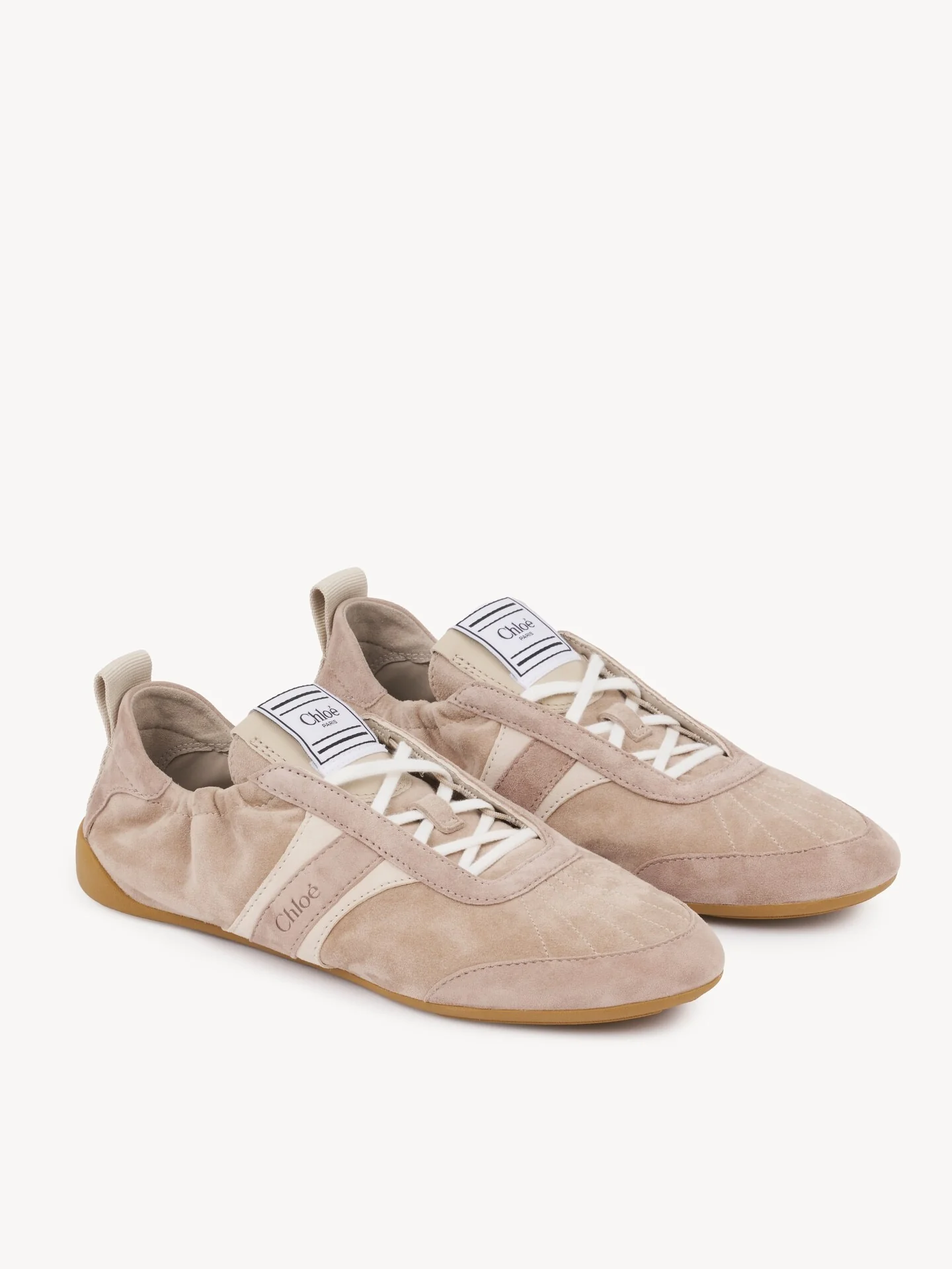 Chloé Flexible Rubber Sole Ballet Sneakers - Image 3