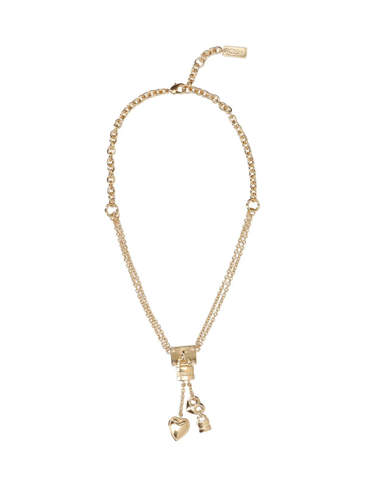 Chloé-Inspired Gold-Tone Mini Jewelry Charm Bracelet for Women