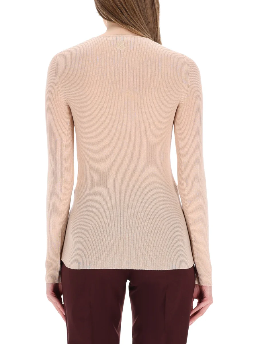 CHLOÉ Merino Wool Henley Sweater - Image 7