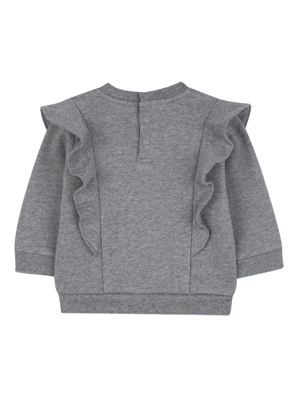 Chloé Mini Flounce Sweater with Logo Appliqué - Image 2