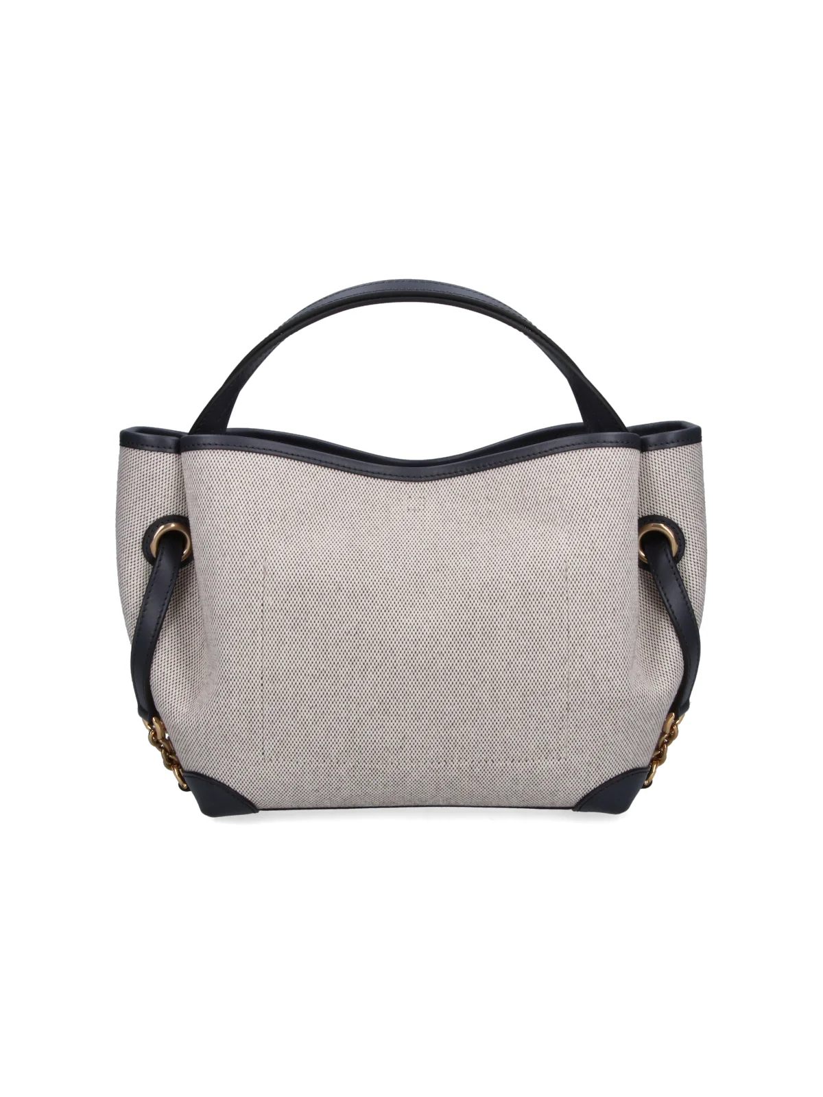 Chloé Structured Cotton Mini Bag with Lined Interior and Pocket - Image 3