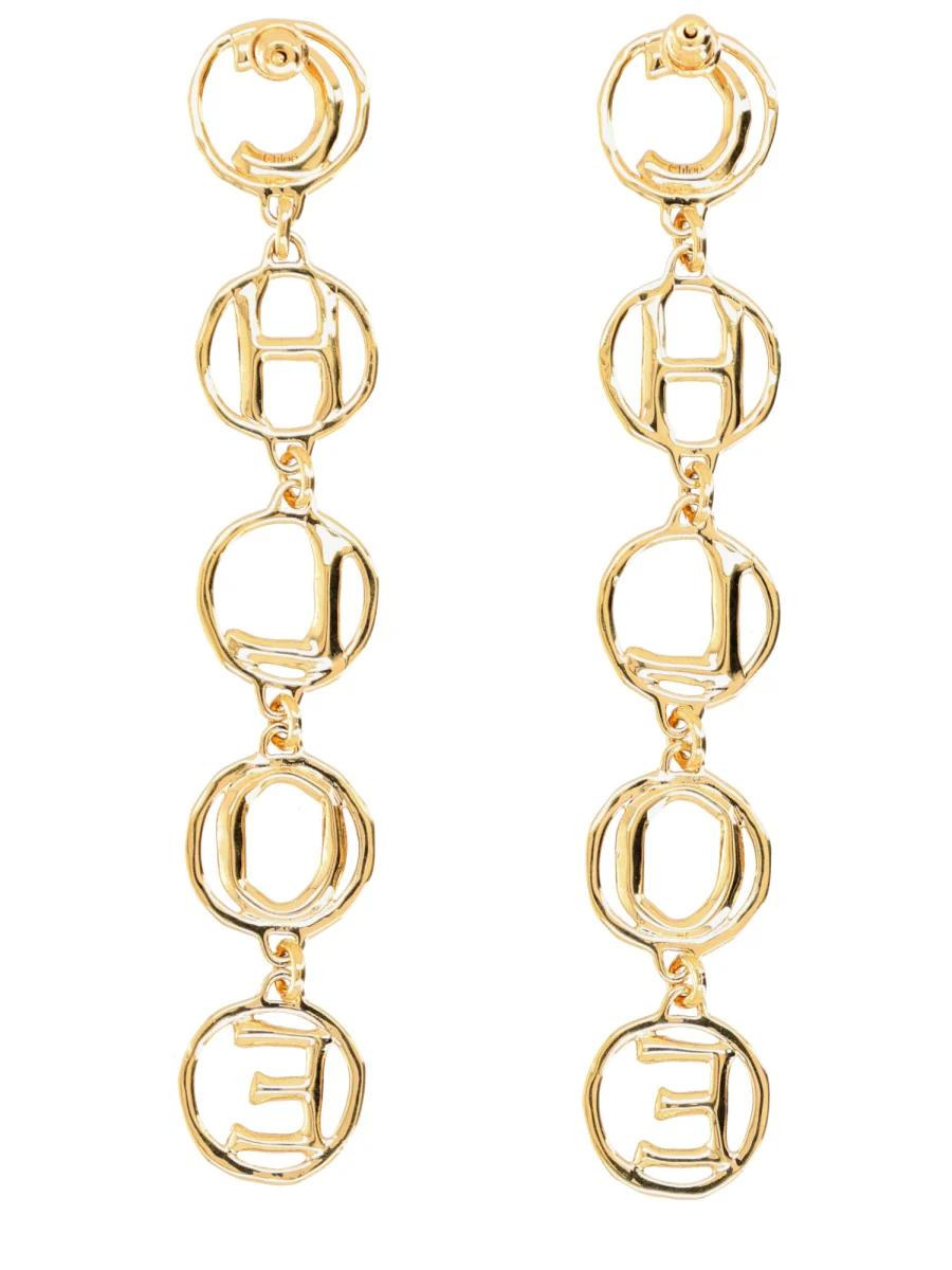 CHLOÉ The Script Earrings - Image 2