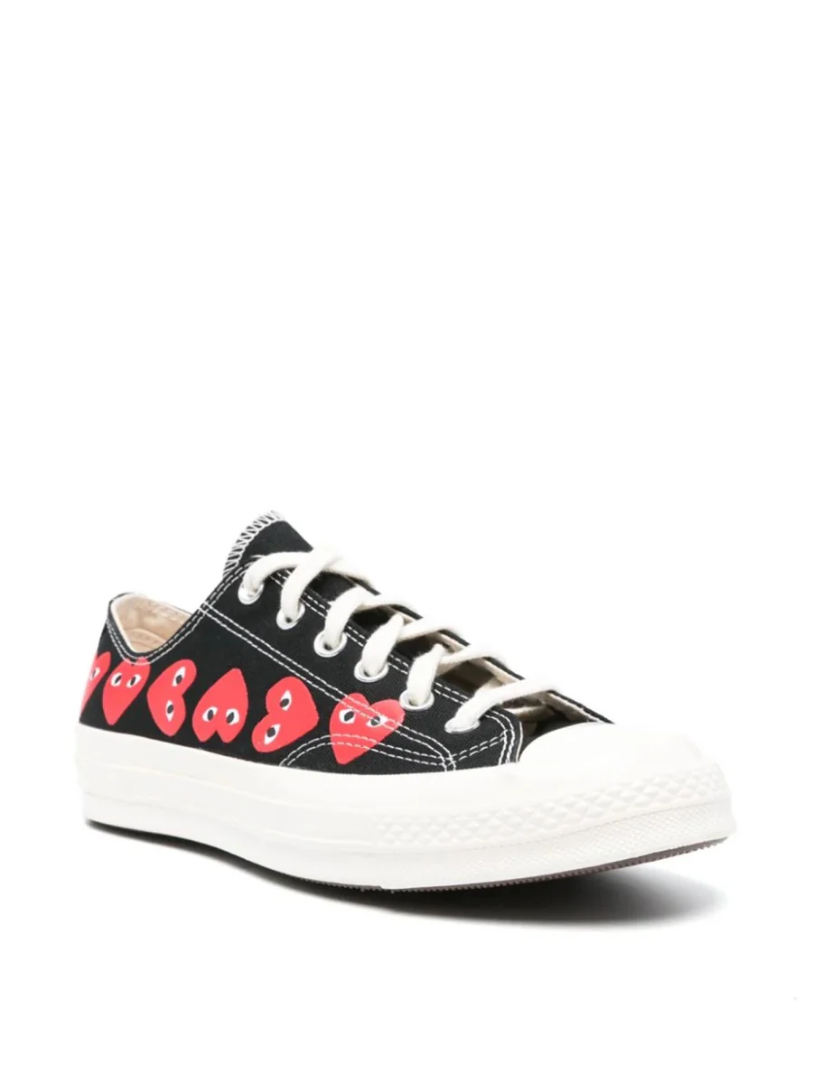 Comme Des Garcons Play Converse Chuck 70 Mini Hearts Sneaker - Image 2