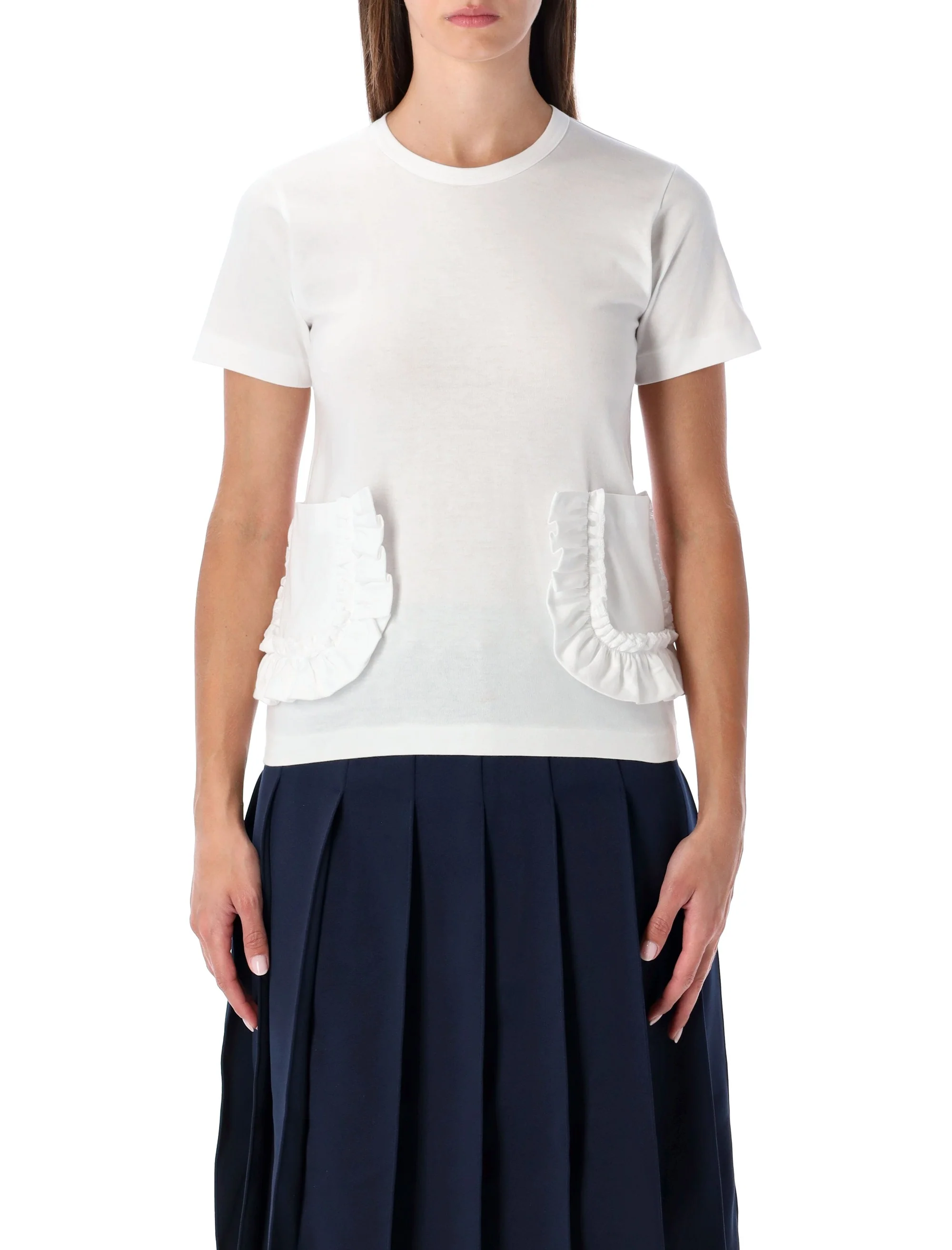 Comme Des Garcons Ruffled Pocket T-Shirt - Size S
