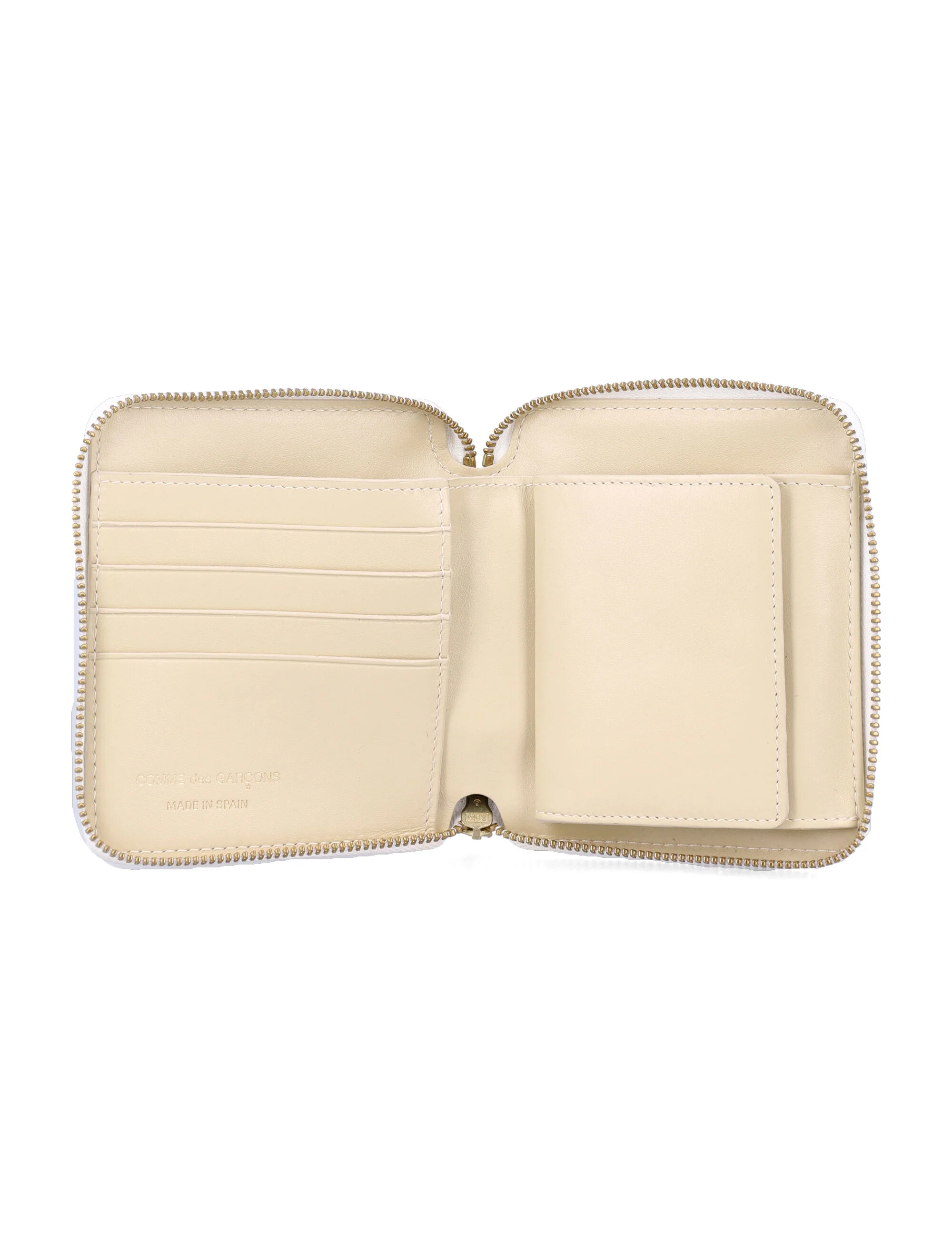 COMME DES GARCONS WALLET Smooth Leather Vertical Zip Around Wallet - Image 6