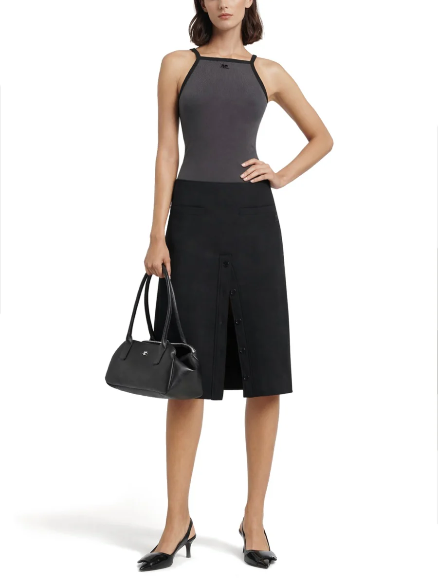 Courreges Contrasting Mini Tank Top - Size S - Image 2