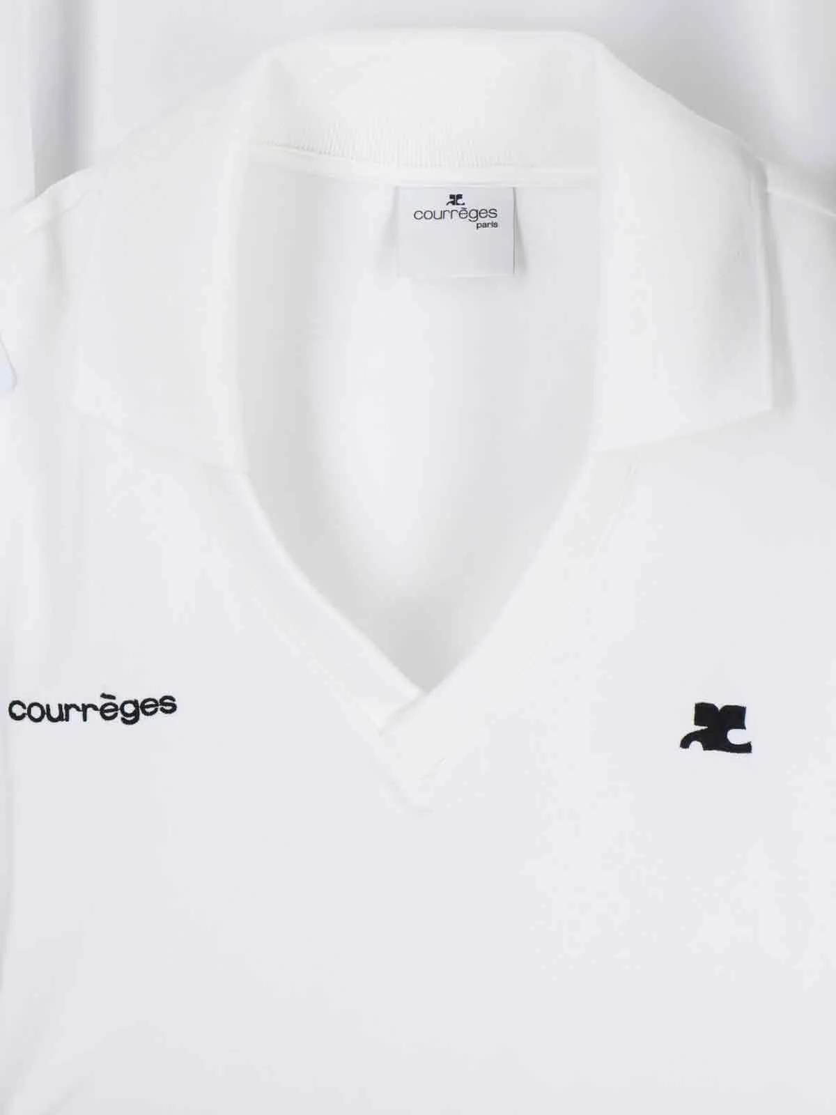 Courrèges Elegant Mini Dress in 100% Polyester - Image 3
