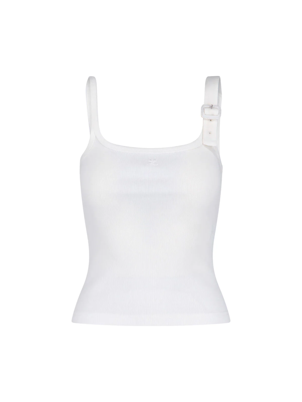 Courrèges Lightweight Stretch Cotton Top