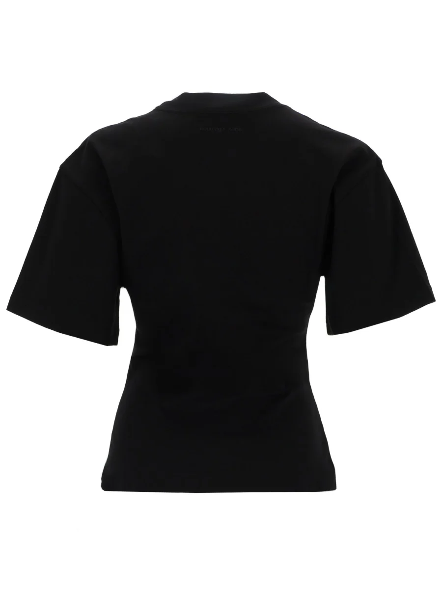 COURREGES Waisted Printed T-Shirt - Image 2