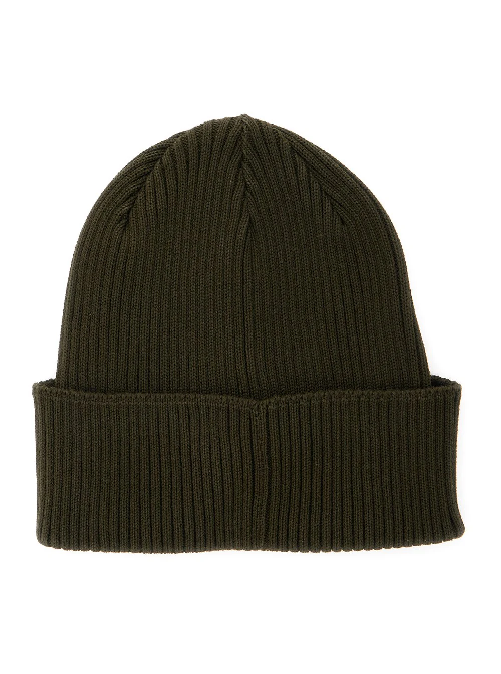 Cp Company Turn-Up Brim Ribbed Knit Hat with Goggle Lenses - Image 2