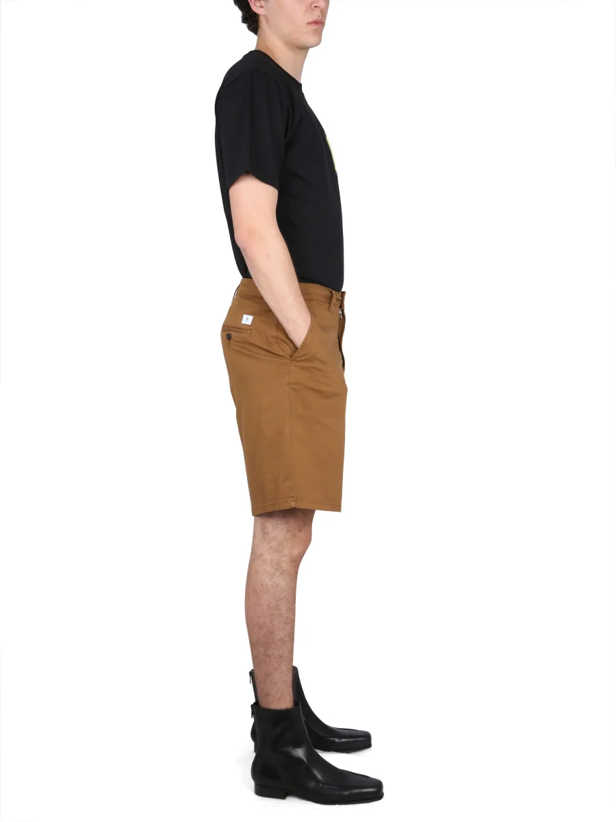 Department Five Men's Cotton Bermuda Shorts with Button Closure - Image 2
