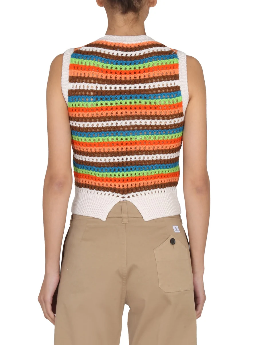 Department Five Striped Women's Top - Mini Cowl Neck - Image 3