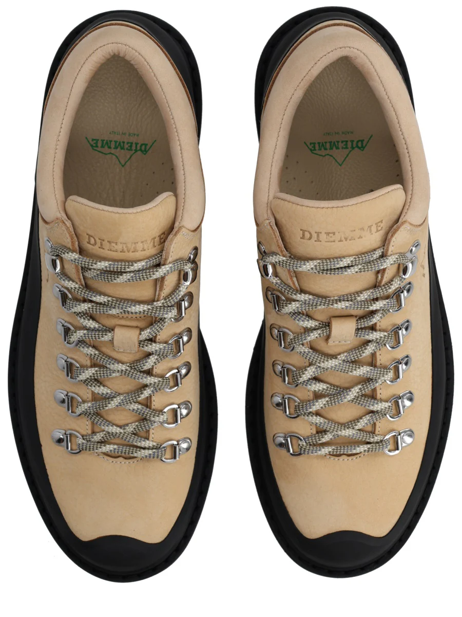 DIEMME Cornaro Gomma Rubber and Suede-Trimmed Full-Grain Leather Sneakers for Men - Image 5