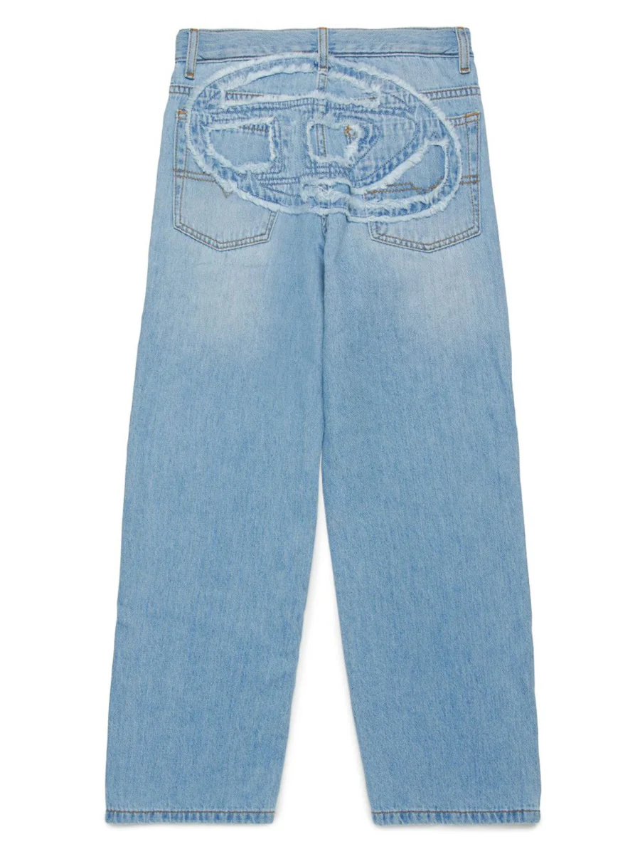 Diesel Boys' Logo-Focused Denim Trousers - Image 2