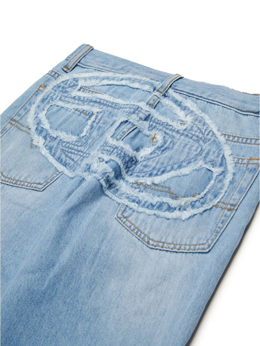 Diesel Boys' Logo-Focused Denim Trousers - Image 4
