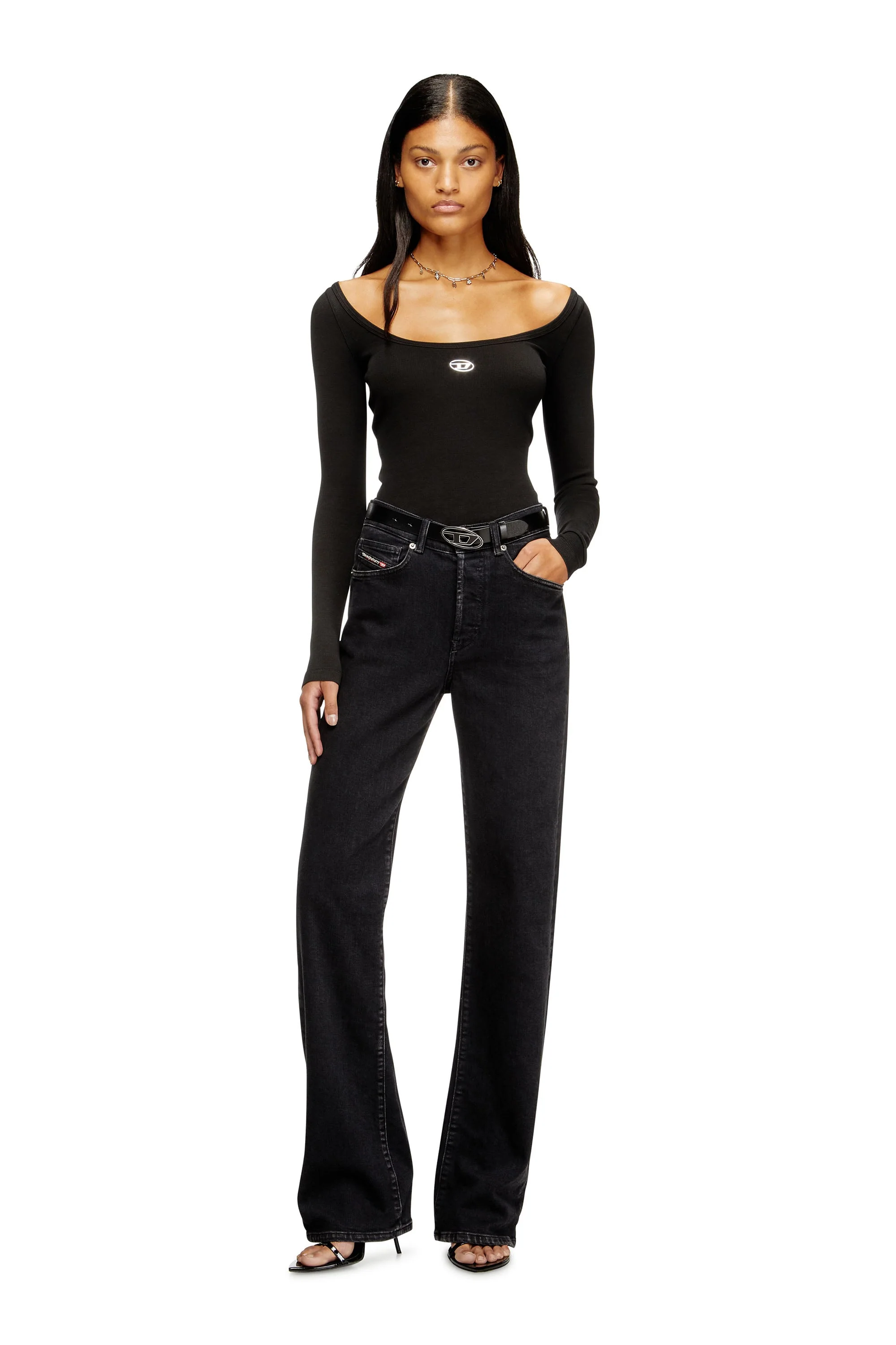 Diesel Contemporary Essential T-Shirt for Women - Image 5
