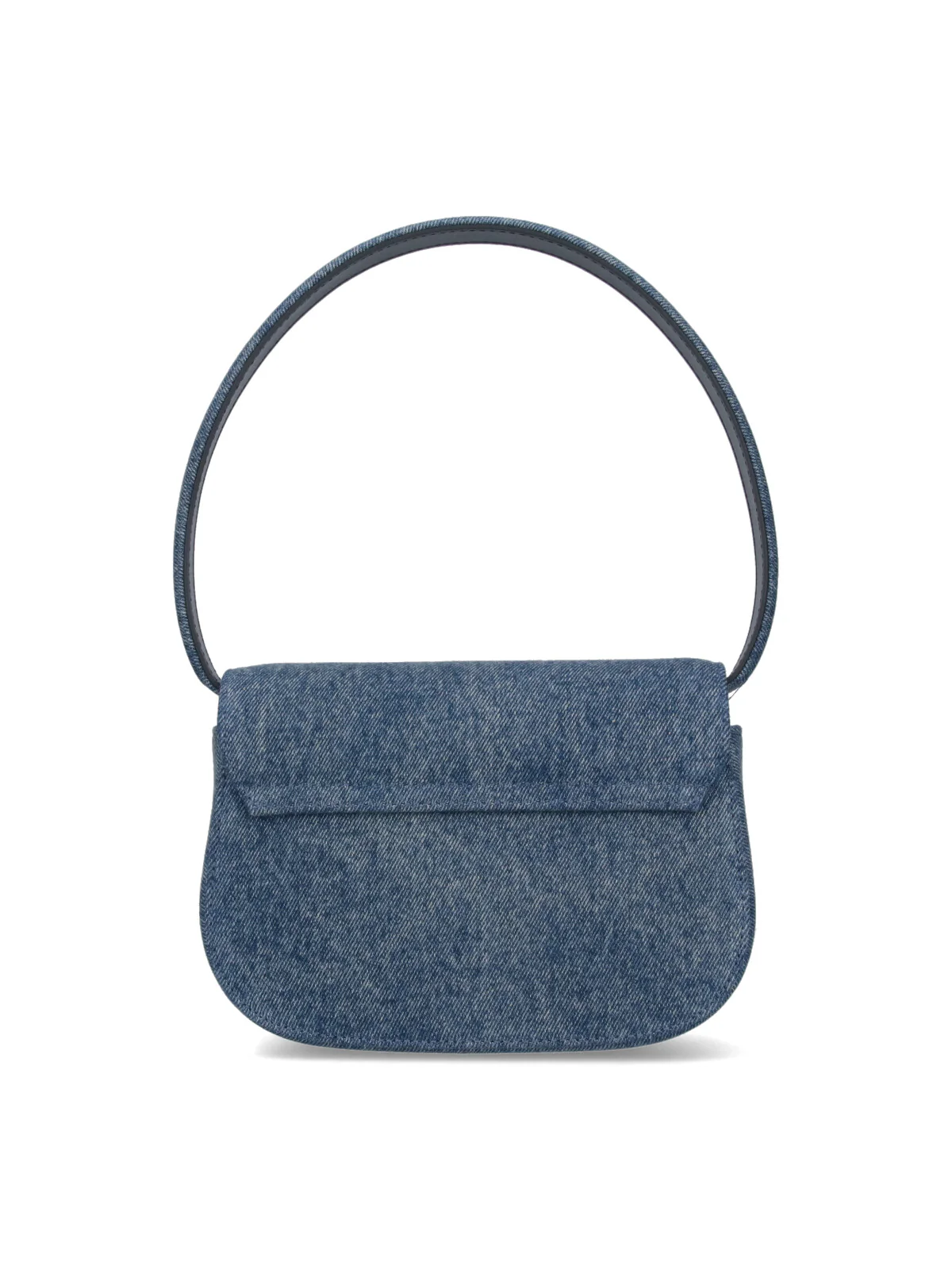Diesel Denim Shoulder Bag with Leather Trim - Image 5