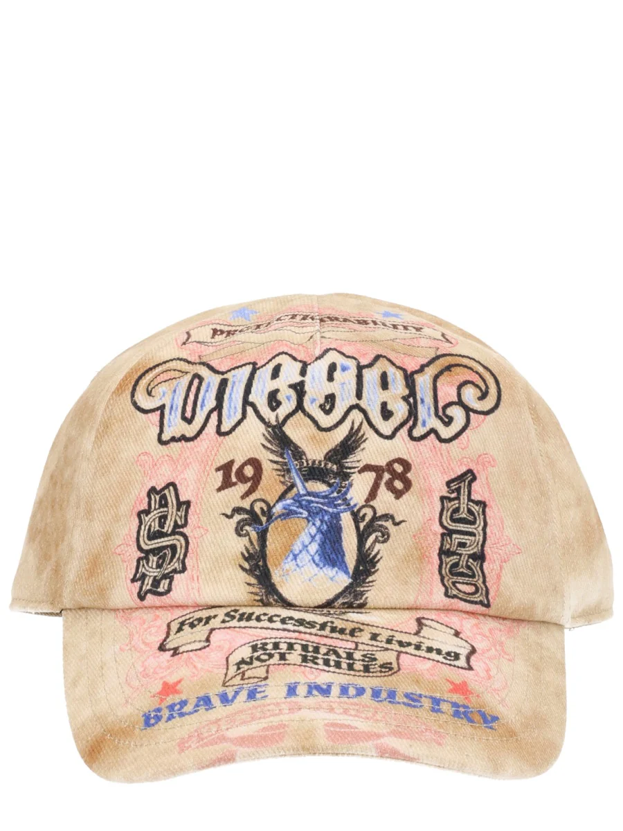 Diesel Men's 100% Cotton Hat - Spring/Summer