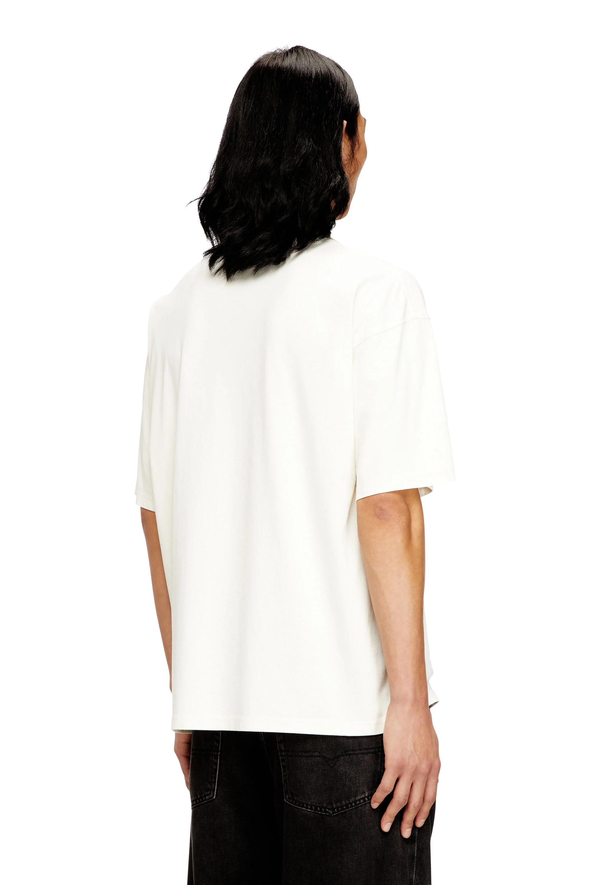 Diesel Men's Relaxed Fit Flocked Logo T-Shirt - Size L - Image 7