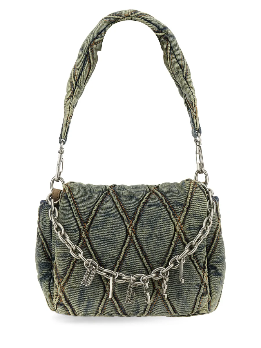 Diesel Mini Charm Shoulder Bag - 16 cm x 21 cm x 9 cm
