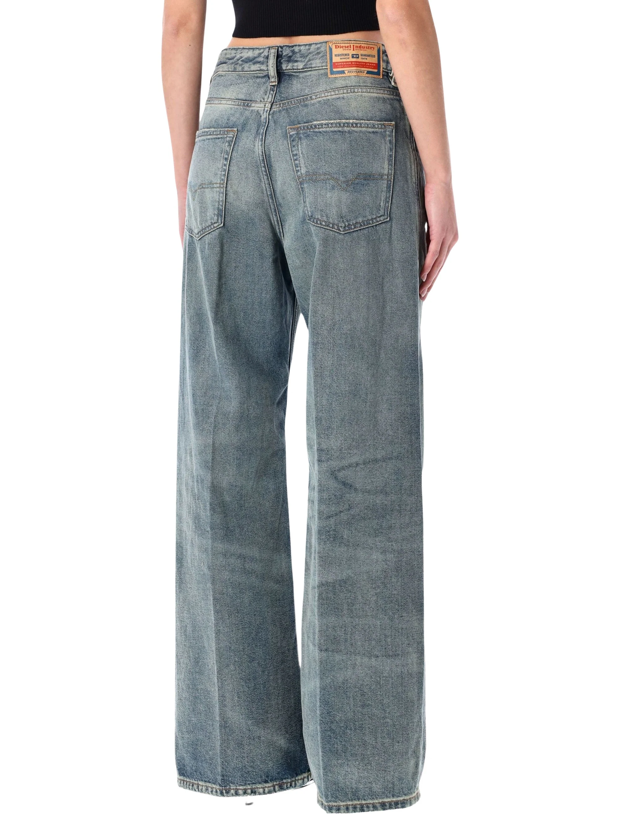 Diesel Relaxed Fit Low Rise Extra Long Jeans - Size 26 - Image 2