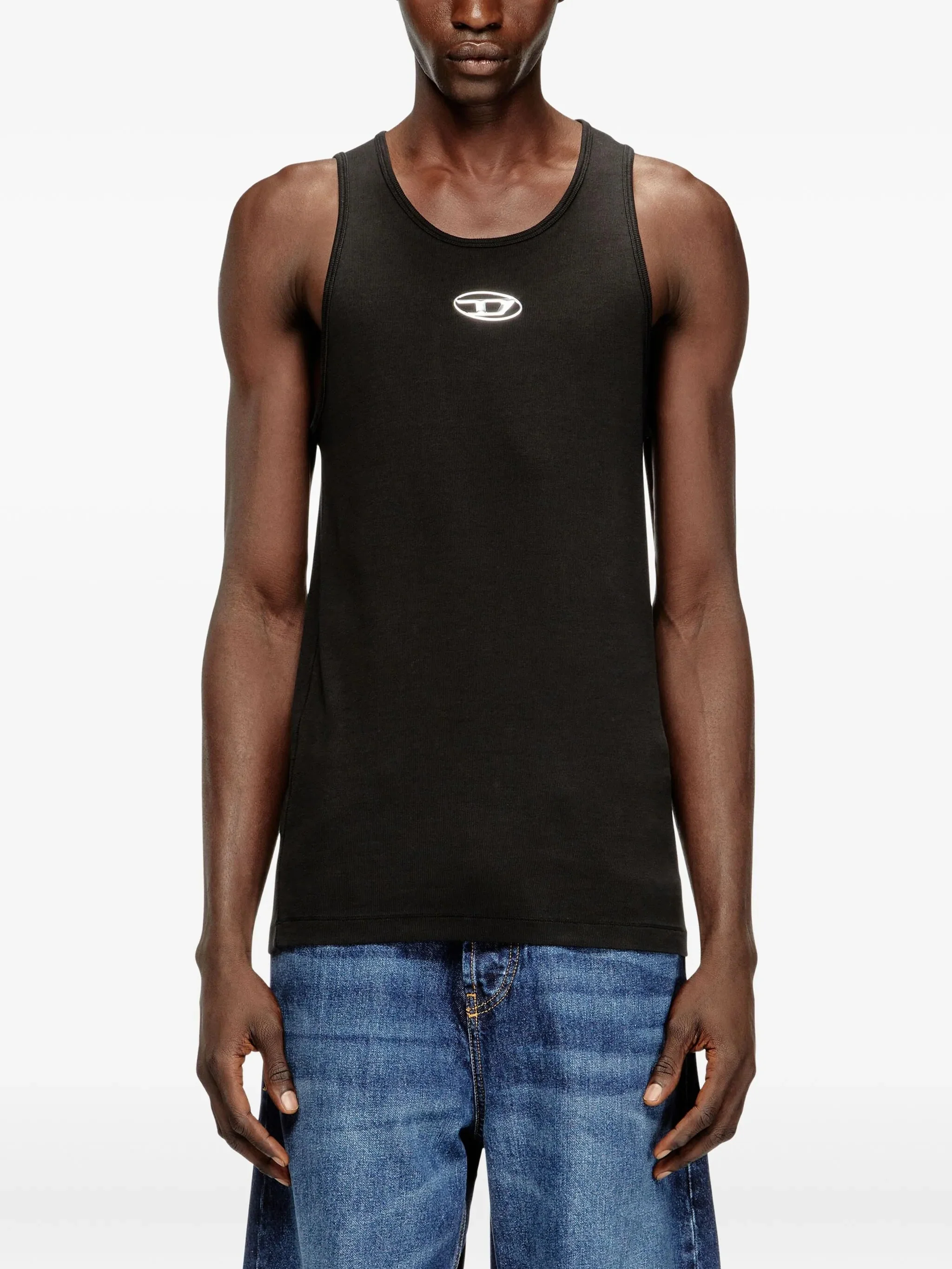 Diesel Slim Fit Round Neck T-Shirt - Size M - Image 7