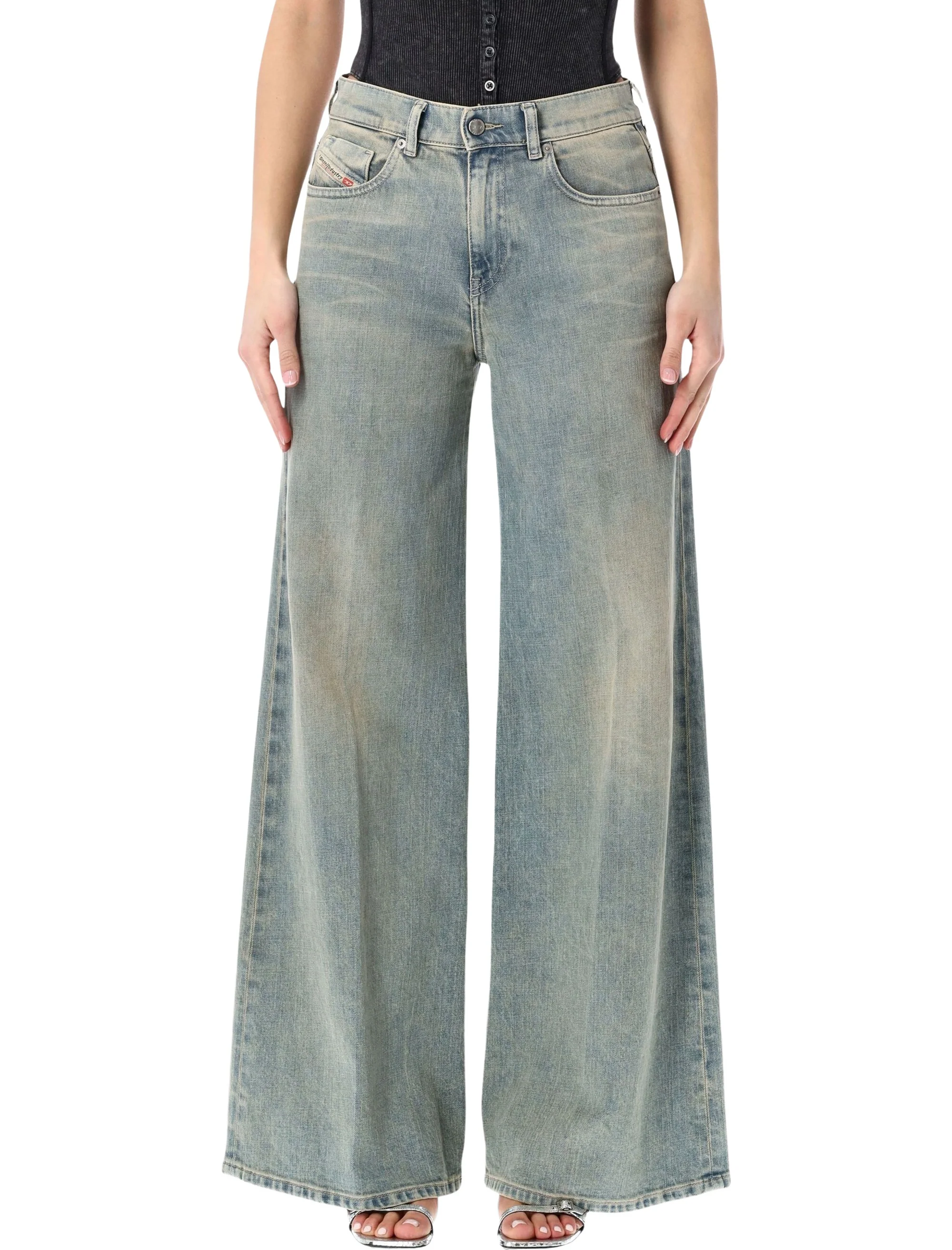 Diesel Timeless Mid-Rise Jeans with Fluid Silhouette - Size 27