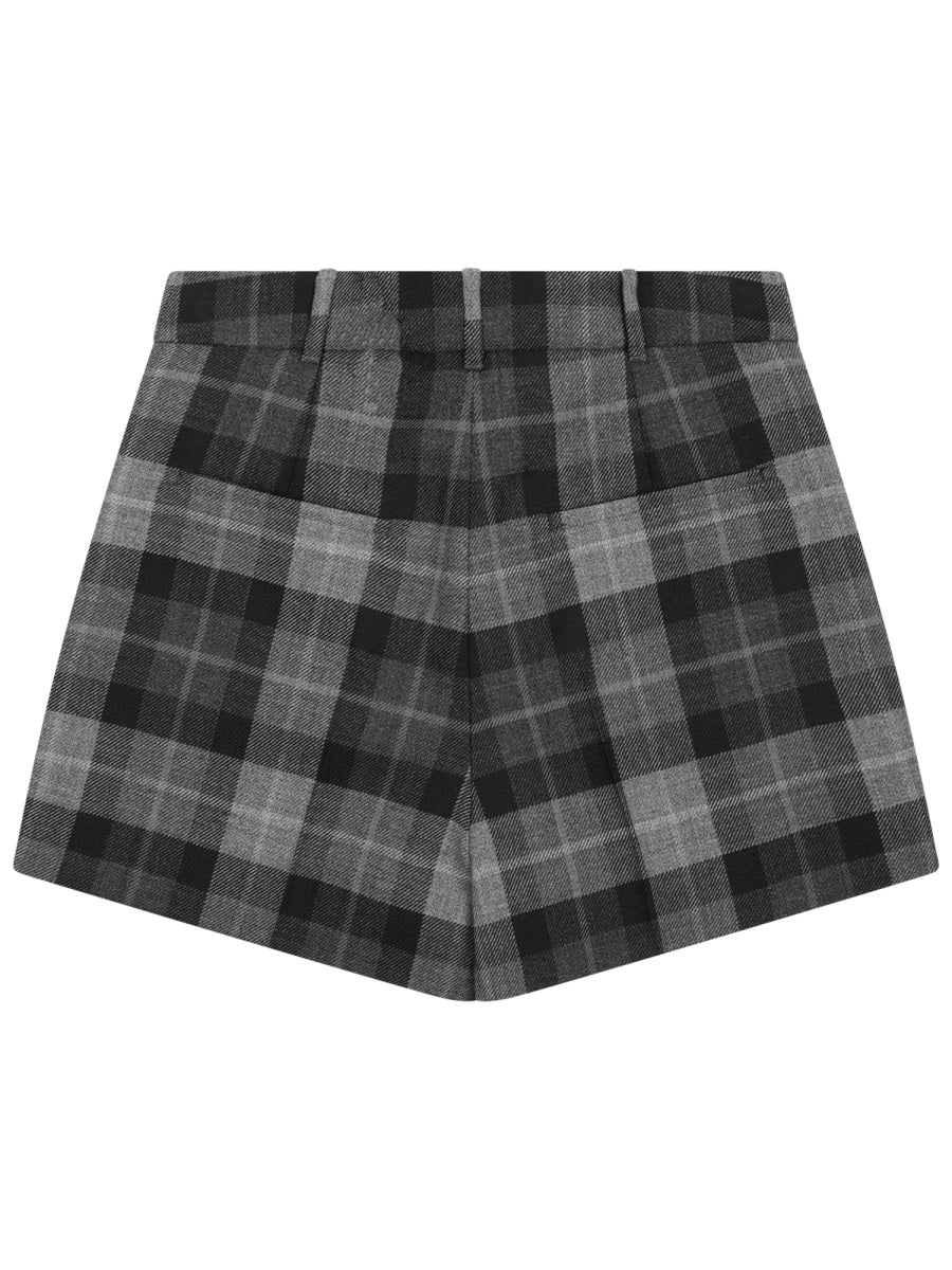 Dior Chic Mini Tartan Shorts - Image 2