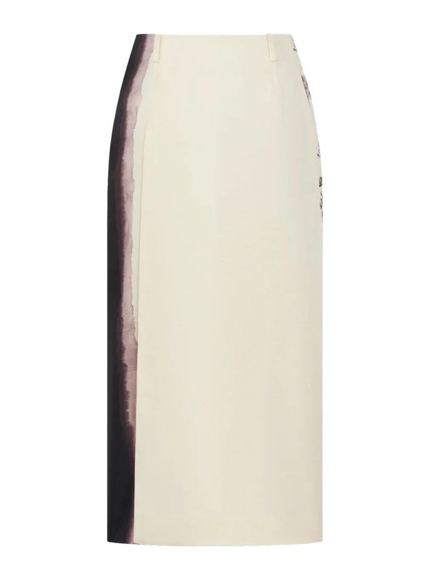 Dior Elegant Mini Silk Skirt - Image 3